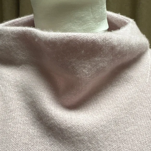 Vince Blush Cashmere Cowl-Neck SweaterNWT l Scandi Girl Edit